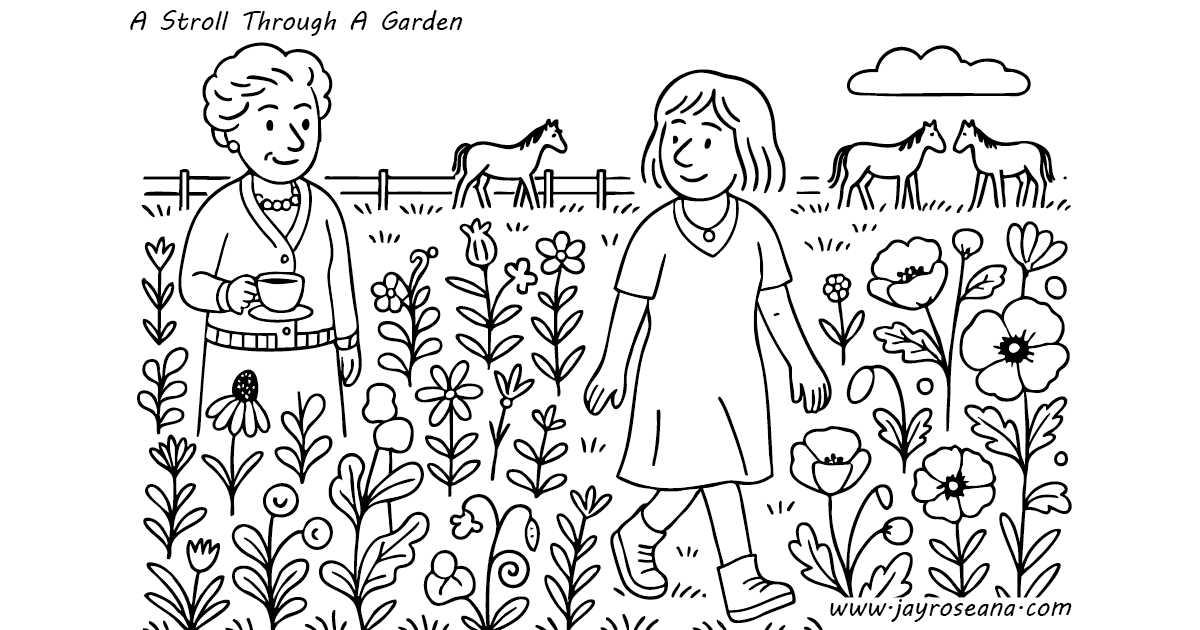 A Stroll Through A Garden