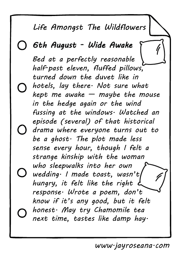 Wildflower Diary – 6th August