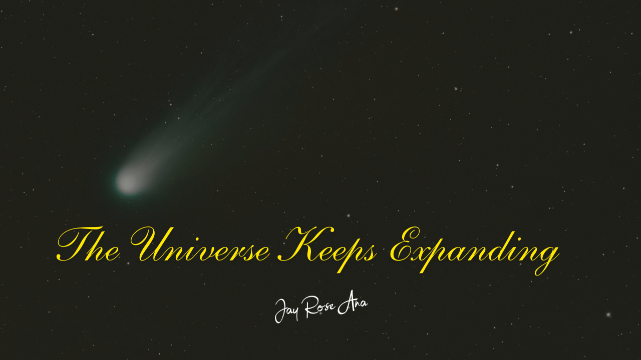 The Universe Keeps Expanding